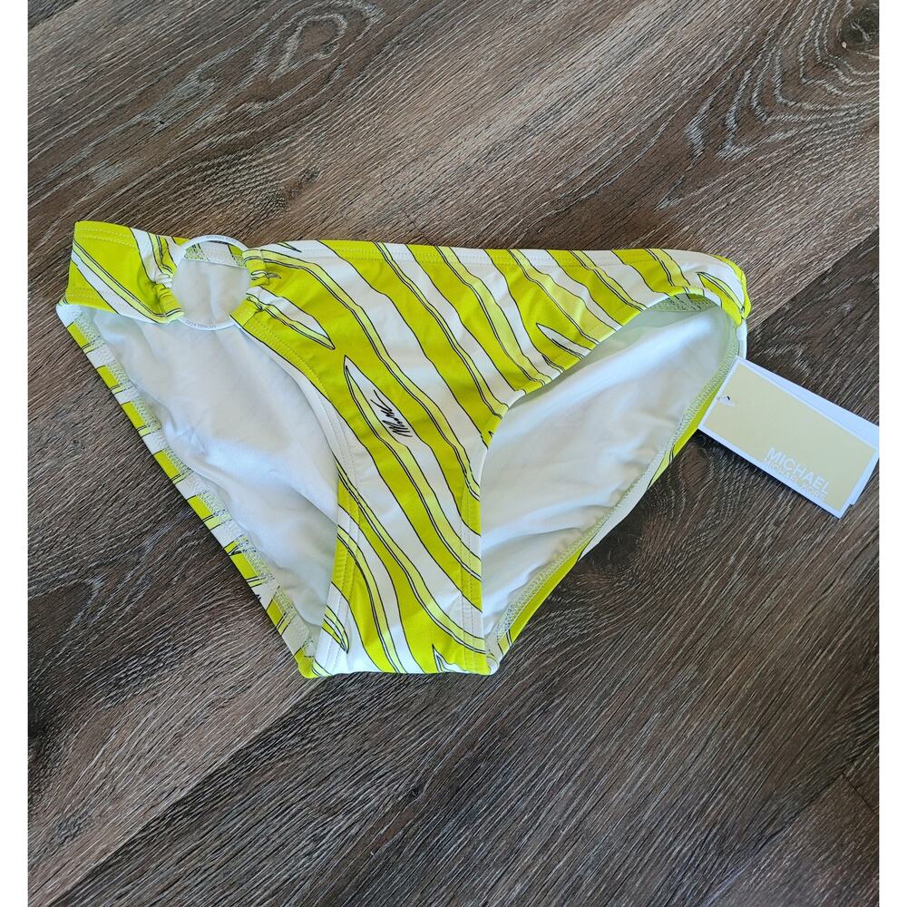 Michael Kors‎ Limeade Bikini Bottom size Small O Ring Swimwear #17